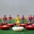 Subbuteo Andrew Table Soccer Manchester City 2016-2017 3rd Jersey on Classic Hasbro bases